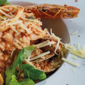 Ризотто с морепродуктами